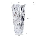 Vase en verre vintage pour centre de table