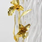 Vase en verre, style rétro unique