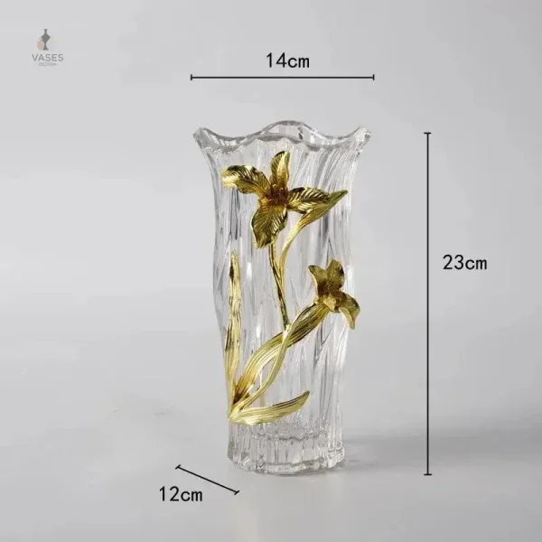 Vase en verre vintage, parfait pour fleurs