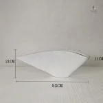 Vase éventail aux lignes épurées pour un style minimaliste