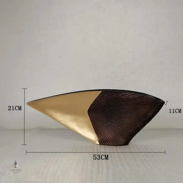 Vase éventail à poser sur table ou étagère