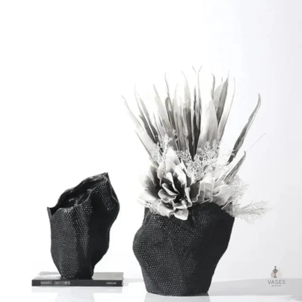 Vase fait main en céramique artisanale