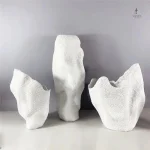 Vase fait à la main, pièce unique, décor intérieur