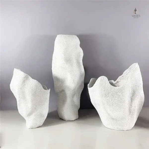 Vase fait à la main, pièce unique, décor intérieur
