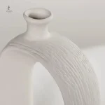 Vase décoratif en fleur de pampa