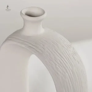 Vase décoratif en fleur de pampa
