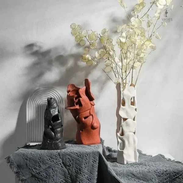 Vase déco pour fleurs élégant et moderne