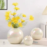 Vase boule élégant en forme sphérique
