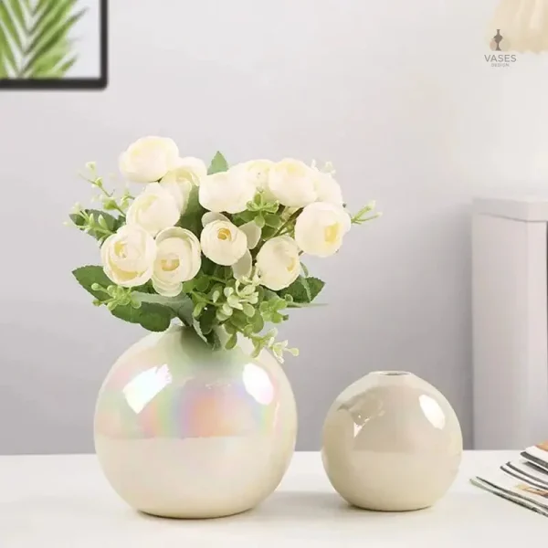 Vase boule design moderne pour décoration intérieure