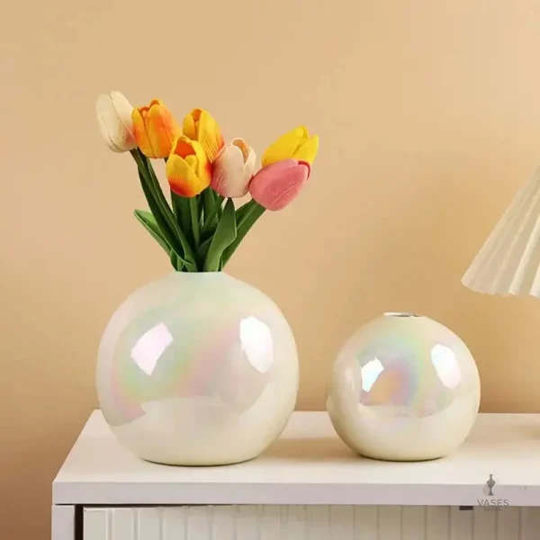 Vase sphérique, idéal pour fleurs fraîches