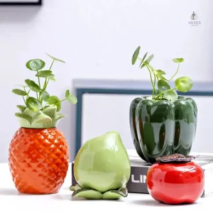 Vase fruit décoratif en céramique moderne