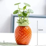 Vase élégant à motif fruité pour salon