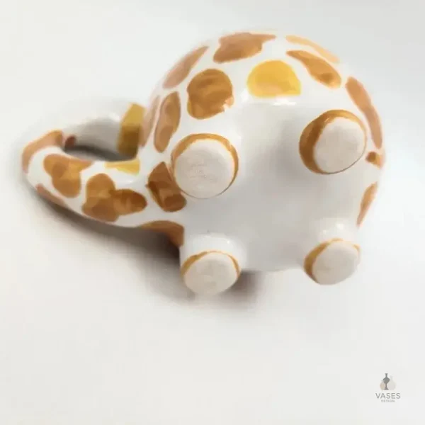 Vase artistique girafe, ajout unique à la déco