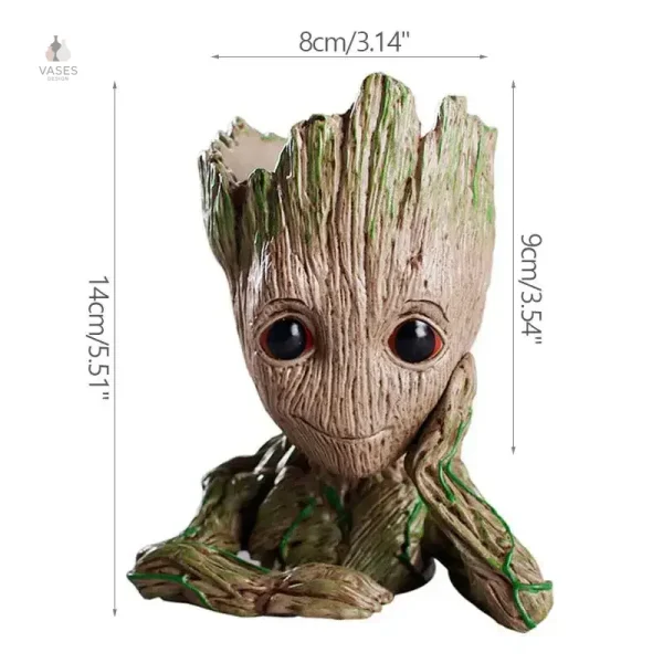 Vase Groot, idéal pour fleurs et plantes