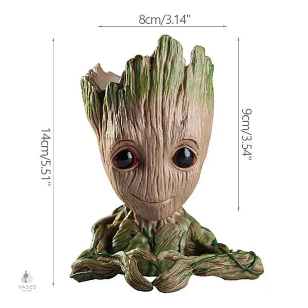 Vase Groot, pièce décorative inspirée de la nature