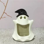 Vase aux motifs d'Halloween pour décoration d'intérieur