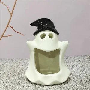 Vase aux motifs d'Halloween pour décoration d'intérieur