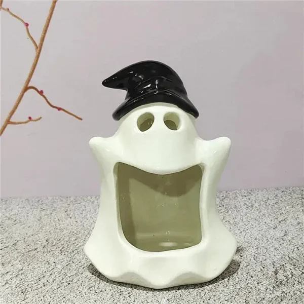 Vase aux motifs d'Halloween pour décoration d'intérieur