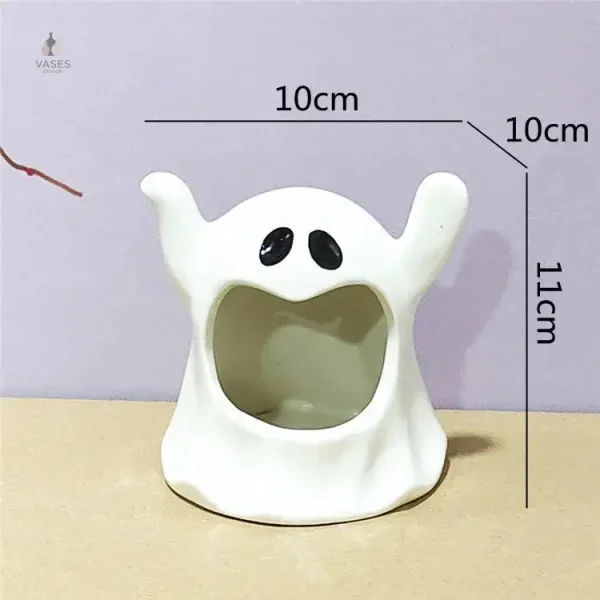 Vase inspiré d'Halloween, parfait pour vos arrangements floraux