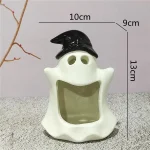 Vase aux couleurs d'Halloween, accessoire décoratif