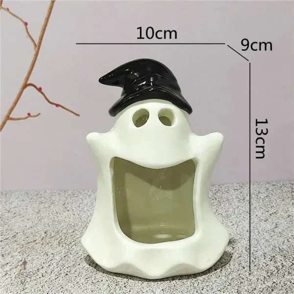 Vase aux couleurs d'Halloween, accessoire décoratif