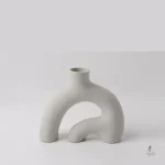 Accessoire décoratif : vase haut pampa