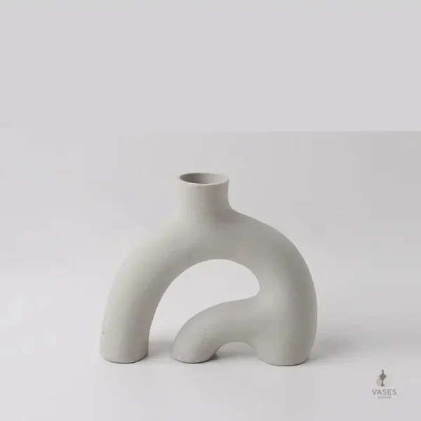 Accessoire décoratif : vase haut pampa