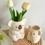 Vase koala décoratif en céramique