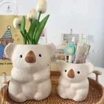 Accessoire de décoration, vase koala