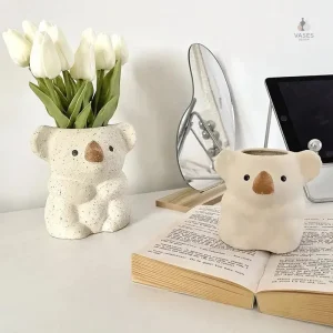 Vase koala pour une touche ludique