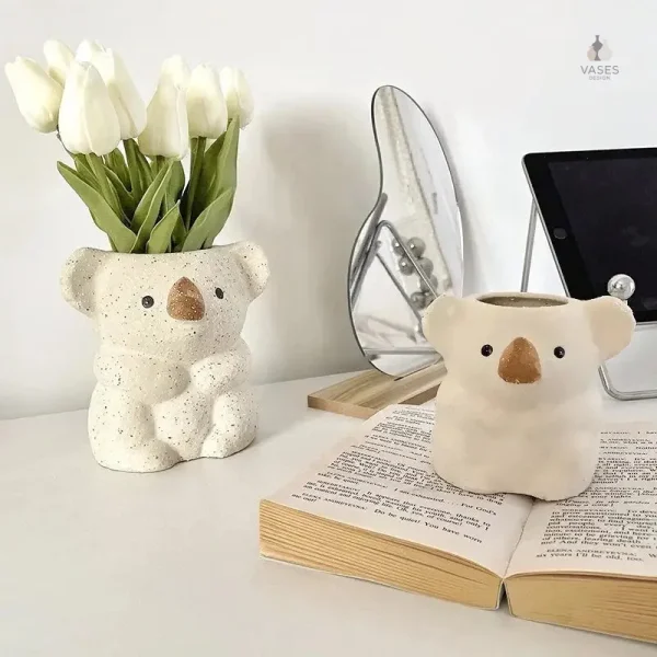 Vase koala pour une touche ludique