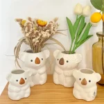 Vase koala, parfait pour les fleurs