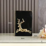Vase livre avec cerf pour décoration intérieure
