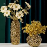 Vase luxe en verre élégant pour décoration intérieure