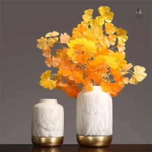 Vase céramique épuré pour décoration intérieure