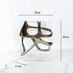 Vase en verre, accessoire décoratif au style actuel