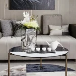 Vase en verre au design épuré et minimaliste