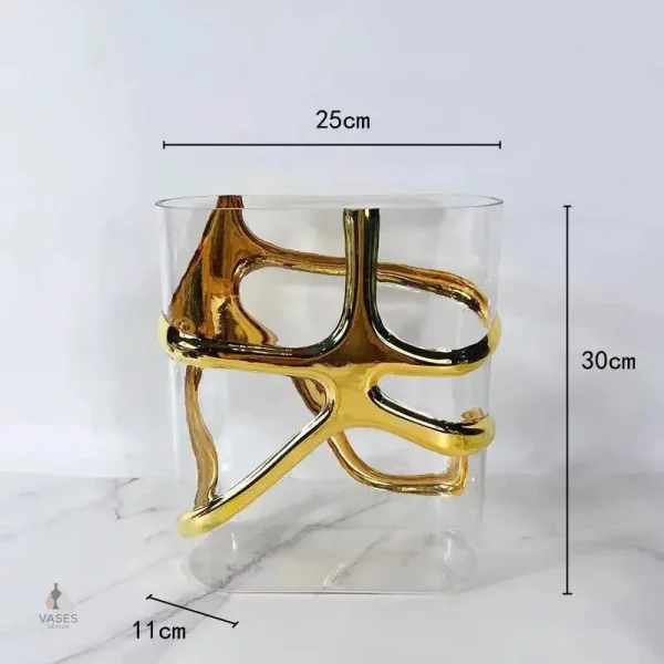 Vase en verre artistique pour un look unique
