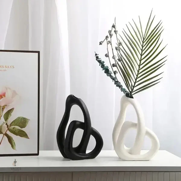 Vase nordique élégant en céramique