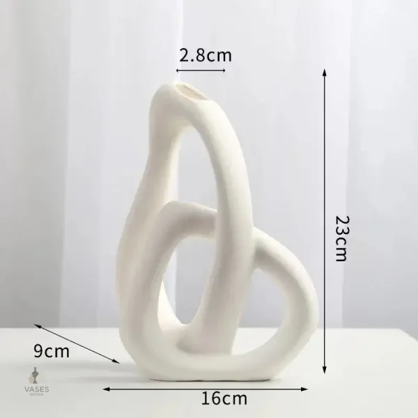 Vase nordique minimaliste pour fleurs