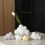 Vase nuage élégant, design doux et moderne