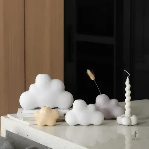 Vase décoratif nuage, style contemporain apaisant