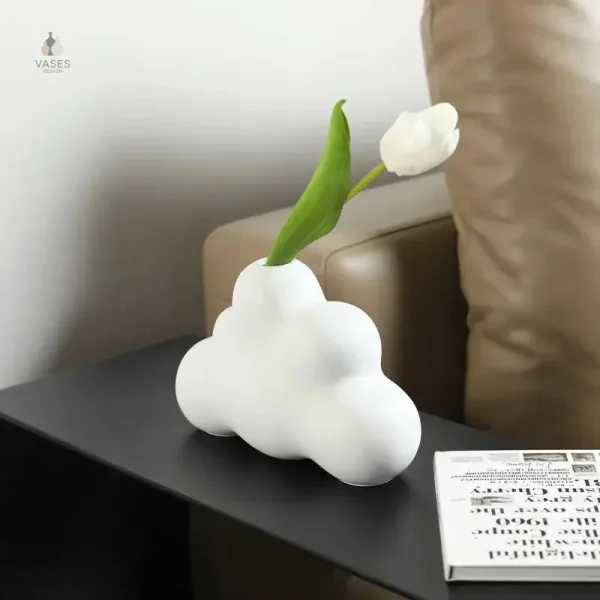 Vase nuage pour fleurs, ajout artistique à votre intérieur