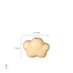 Vase nuage blanc, pièce maîtresse minimaliste