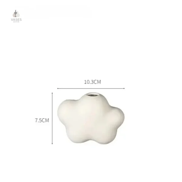 Vase nuage original, parfait pour une touche design