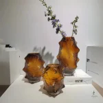 Vase en verre pour fleurs fraîches