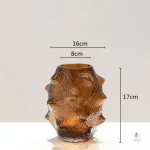Vase en verre polyvalent et chic