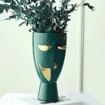 Vase créatif visage, ajout original à votre déco