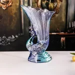 Vase paon chic pour un style raffiné