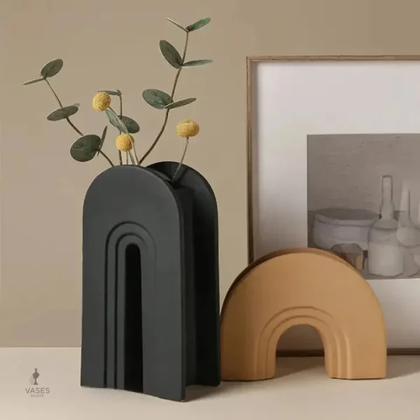 Vase moderne inspiré par l'architecture